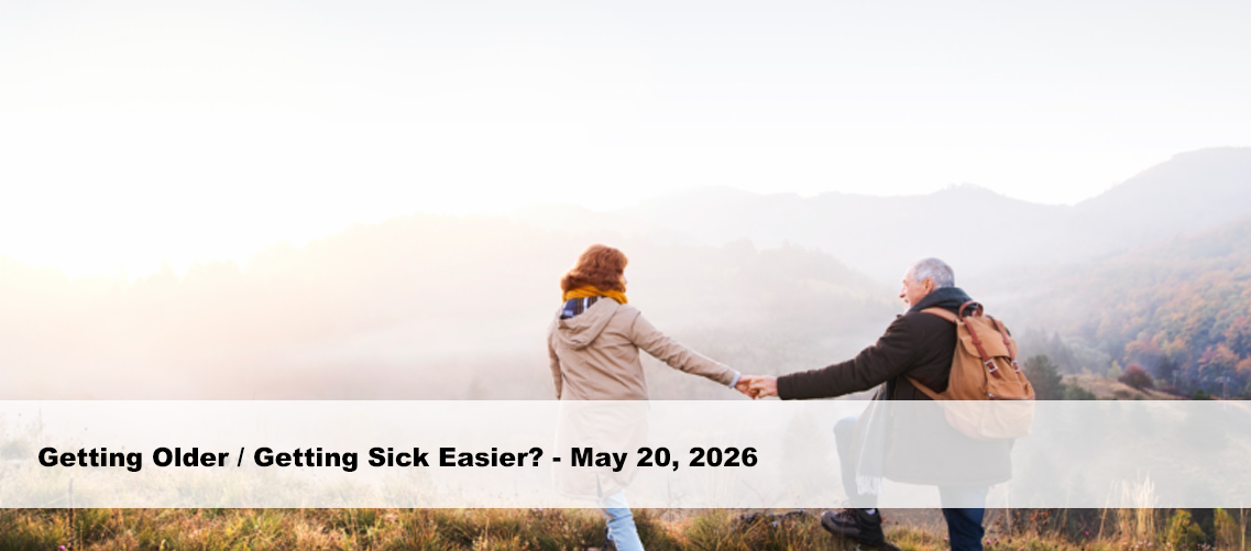 Getting Older / Or Running  on Empty?